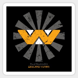 Weyland Yutani Retro Japanese Alien Sticker